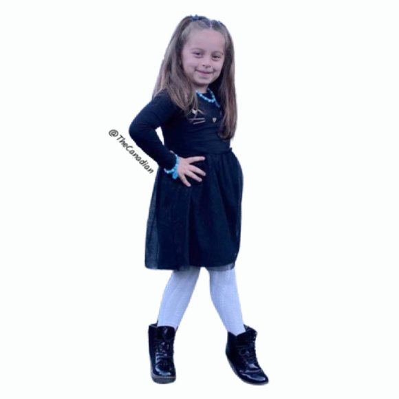 Carter's Other - Carter's Black Cat Sparkle Dress Girls Size 6/6x